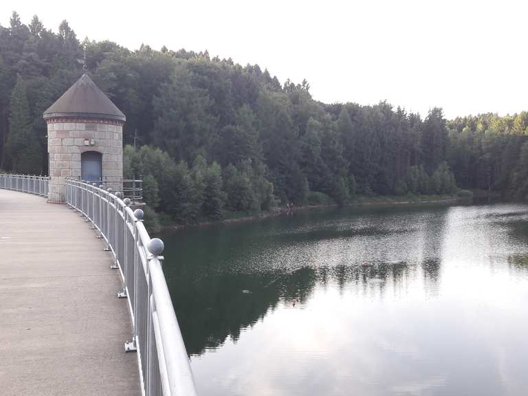 Wasserturm auf Lichtscheid Ronsdorfer Talsperre Runde von