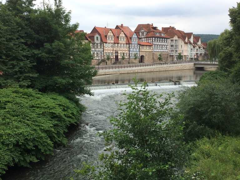 Zusammenfluss von Fulda und Werra Radtouren und Radwege komoot