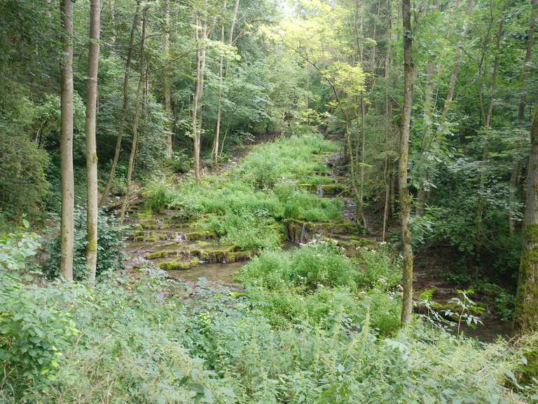 das Lillachtal mit den schönen Sinterterrassen: Mountainbike-Touren ...
