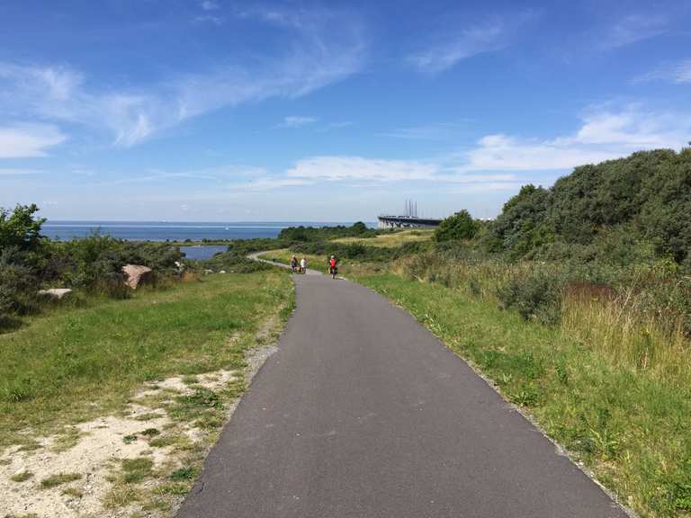 öresundbrücke mit fahrrad