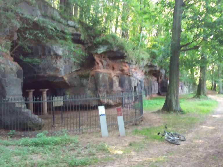 Mithras Grotto (Heathen Chapel) on the Halberg - Mountain Bike Trails ...