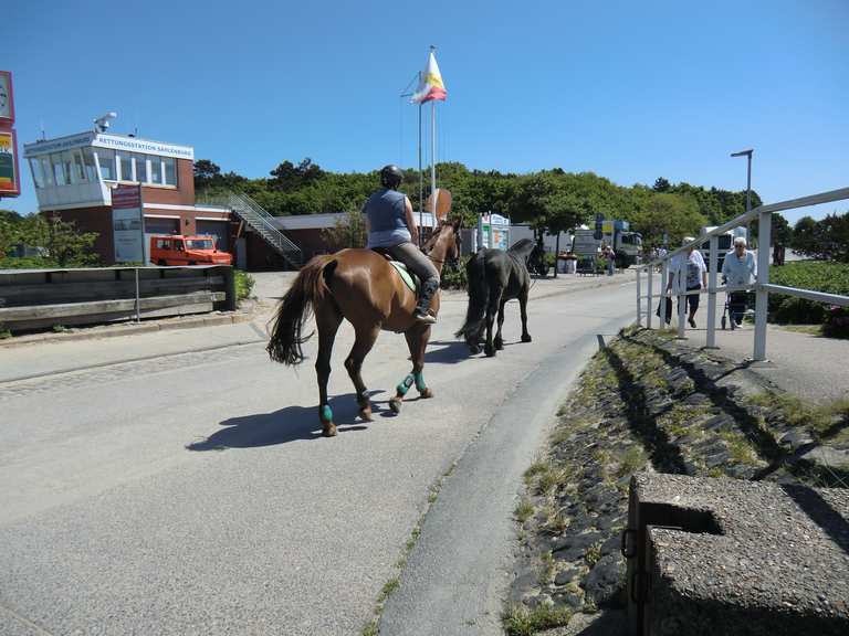 cuxhaven strand sahlenburg mit dem fahrrad