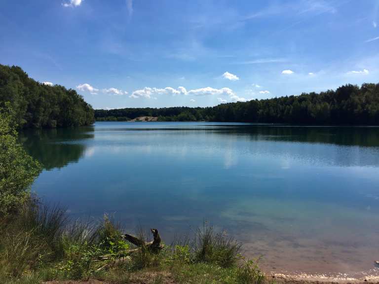 Heye Glas See Landesbergen, Nienburg/Weser Wanderweg