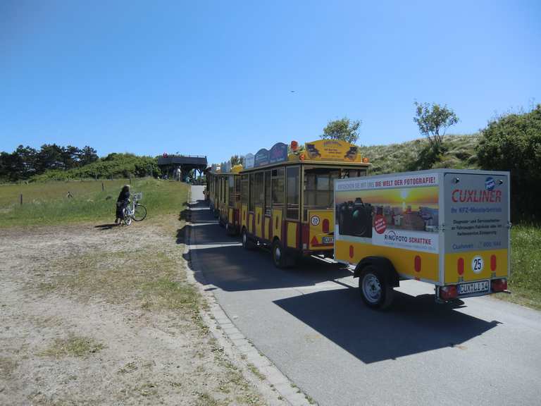 cuxhaven strand sahlenburg mit dem fahrrad