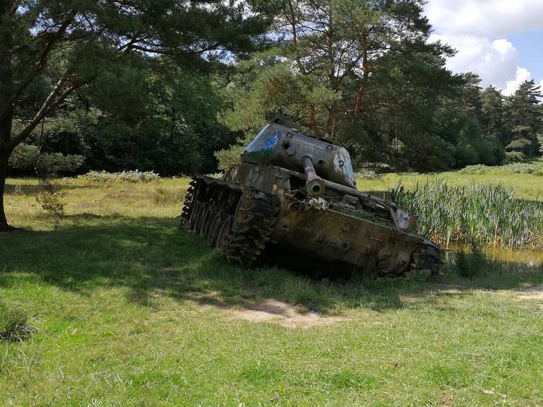 Brander Wald - Panzer, Schießanlage und Natur - Regierungsbezirk Köln