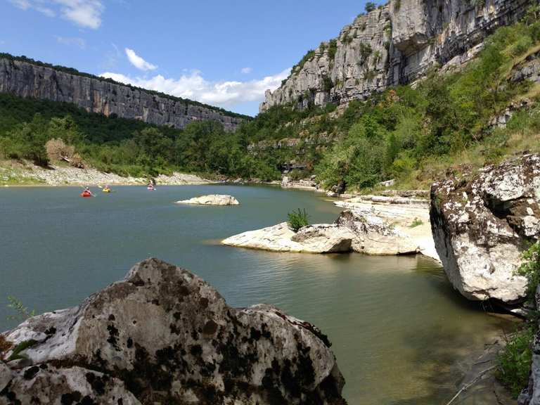 l'Ardèche à Ruoms Itinéraires de rando et marche Komoot