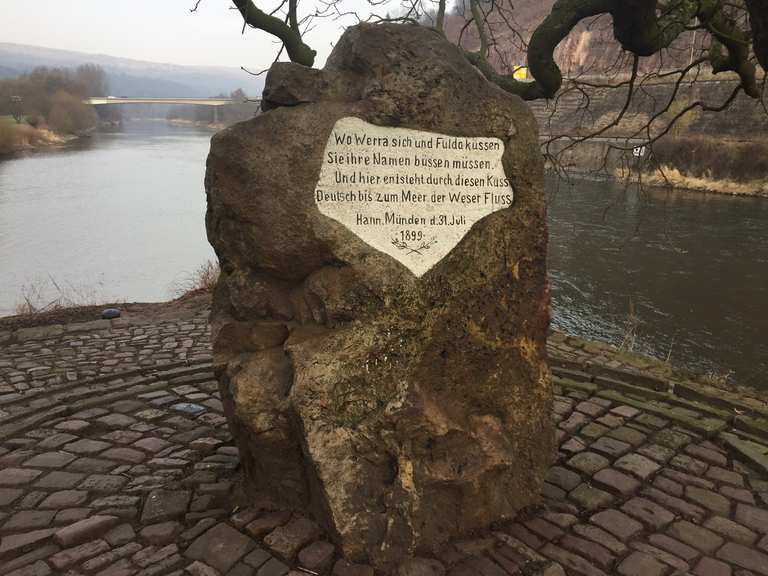 Werra + Fulda = Weser Hann. Münden, Göttingen RadtourenTipps