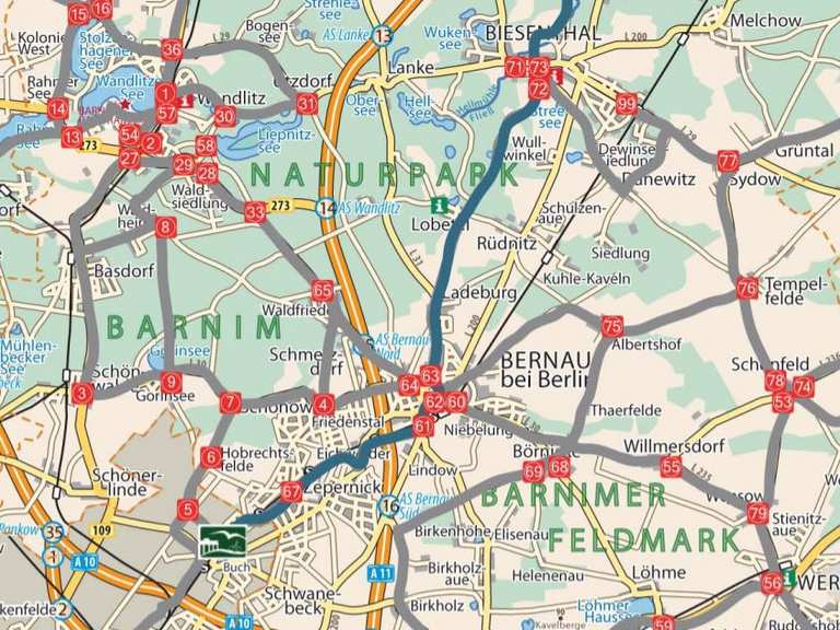 Knotenpunktsystem Barnim 54 - Cycle Routes and Map | Komoot