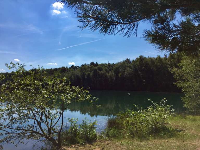 Heye Glas See Landesbergen, Nienburg/Weser Wanderweg