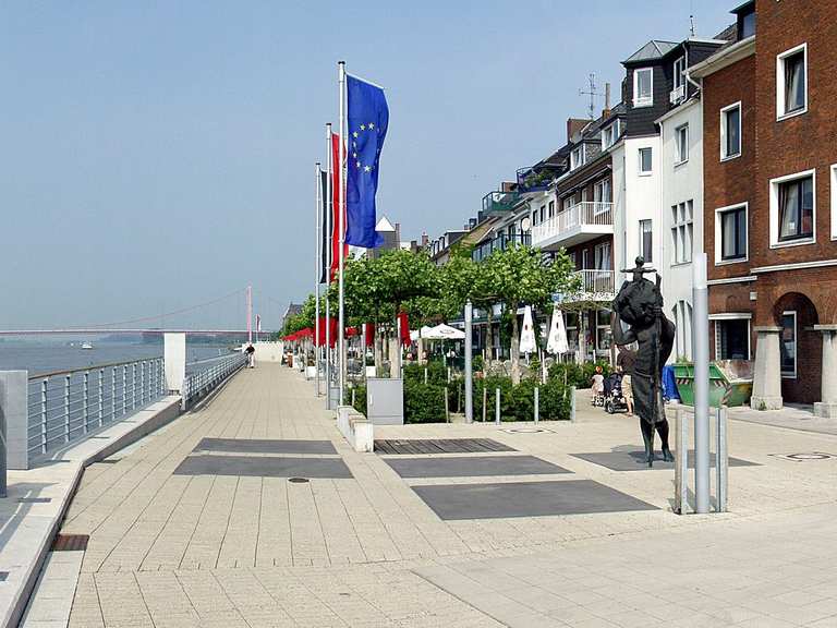 fahrrad von emmerich am rhein nach till