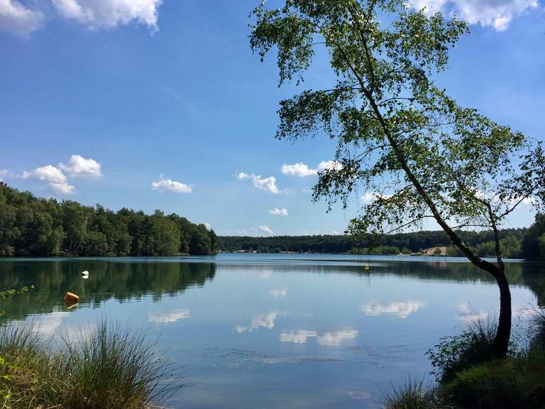 Heye Glas See Landesbergen, Nienburg/Weser Wanderweg