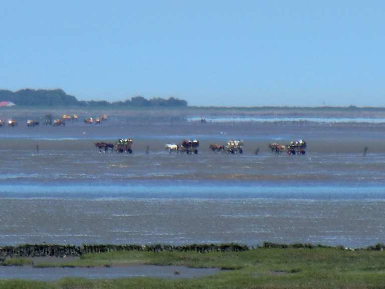 cuxhaven strand sahlenburg mit dem fahrrad