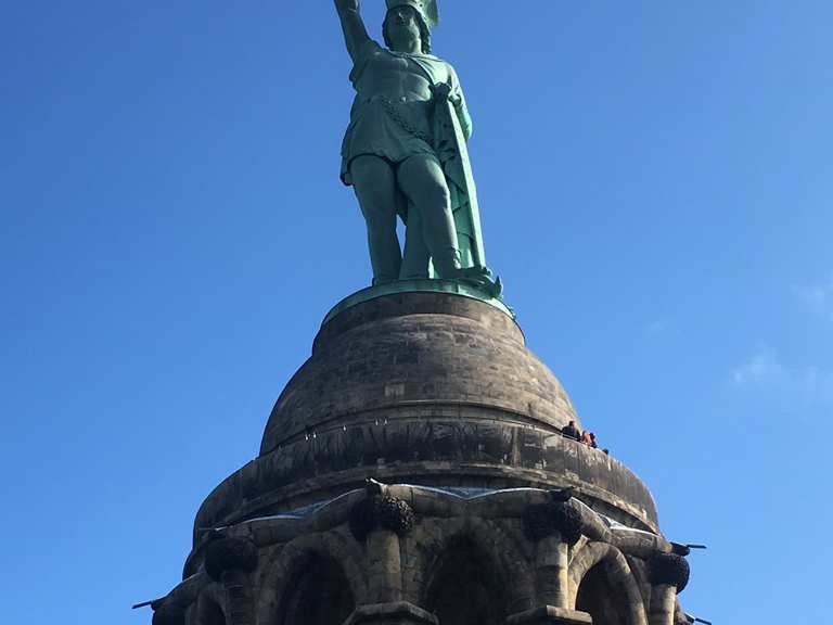 Hermannsdenkmal Wanderungen und Rundwege komoot