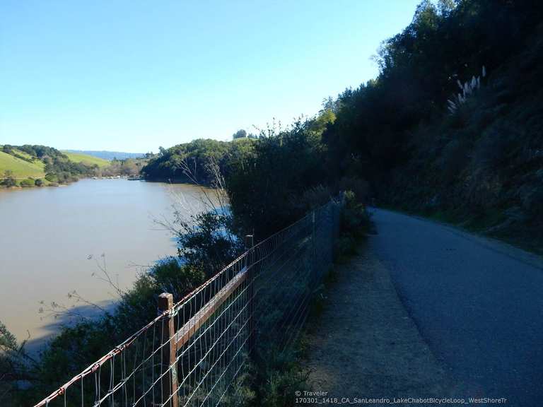 Lake chabot 2024 bike trail