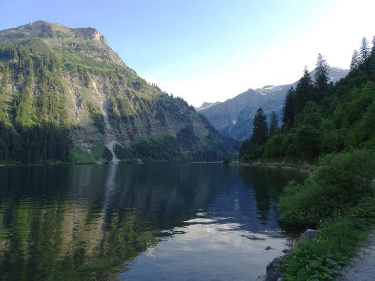 Vilsalpsee Westufer Oberjoch, Oberallgäu Radtouren