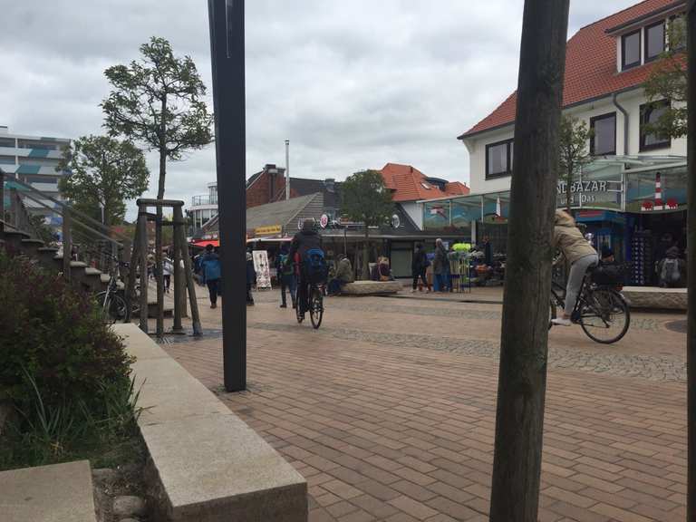 Rundgang Deich, Dorf und Strand Wanderungen und Rundwege komoot