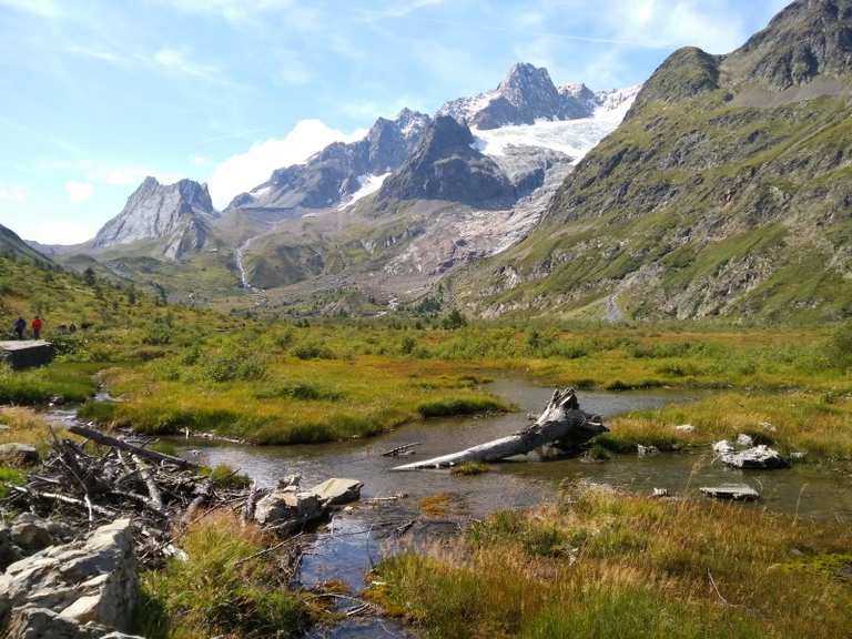 Ghiacciaio Del Miage Rifugio Elisabetta Soldini Runde Von Courmayeur Wanderung Komoot