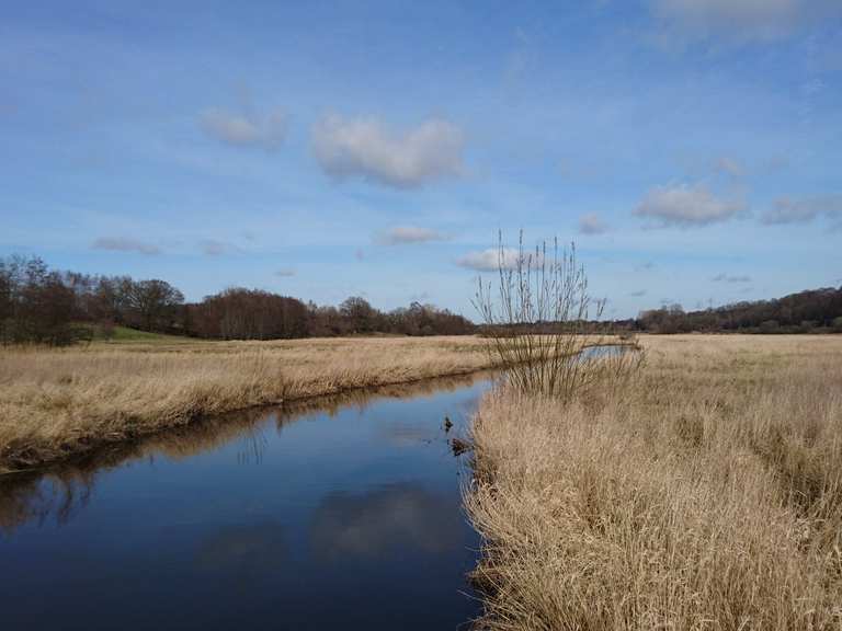 Eiderbrücke bei Molfsee – Eider renaturiert . Loop from Schulensee ...