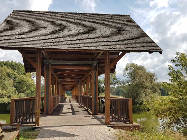 Weg entlang der Elbe – Jagdbrücke Runde von Dessau Hauptbahnhof ...