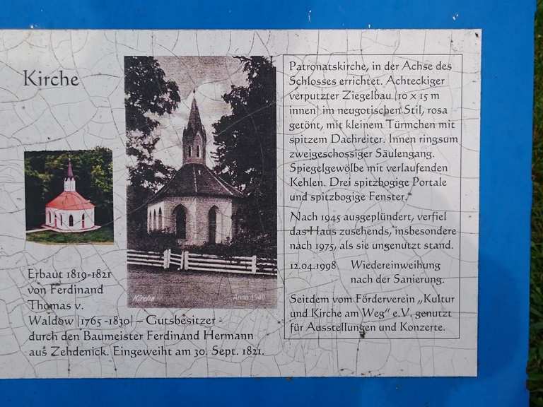 Patronatskirche Rad Wander Kirche Dannenwalde Gransee