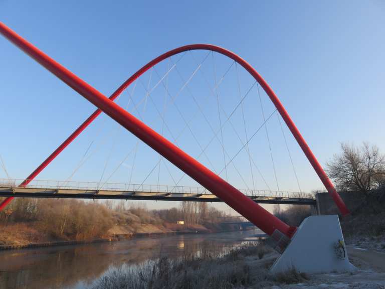 Brücke Nordstern Park am Amphitheater : Radtouren und Radwege | komoot