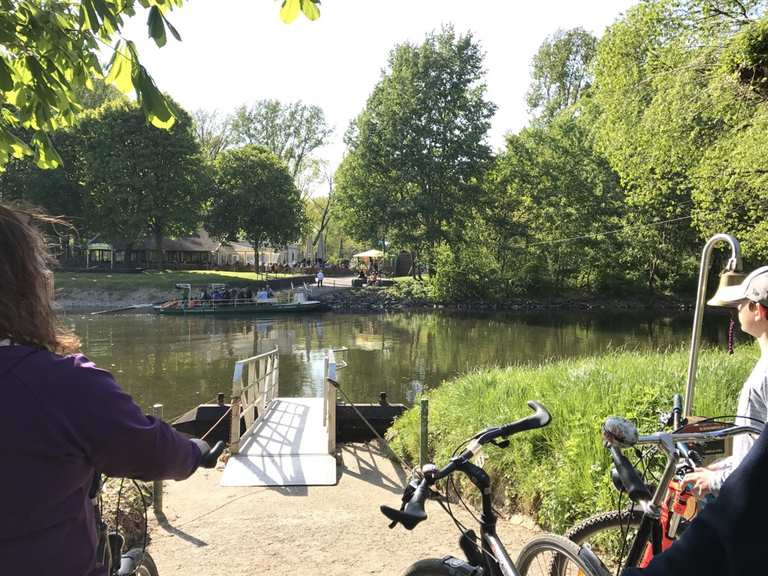 fahrstrecke troisdorf-sieglar-sieglinde mit fahrrad