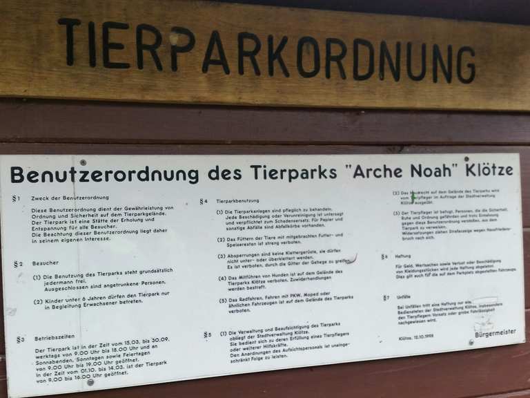 Tierpark Arche Noah Mountainbike Touren und Trails komoot