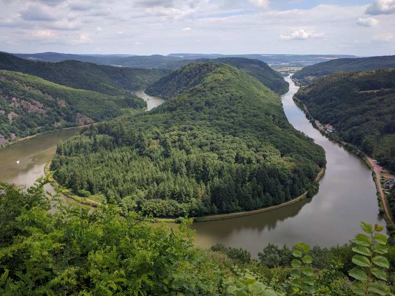 Saarschleife von der Cloef aus Routes for Walking and Hiking | Komoot