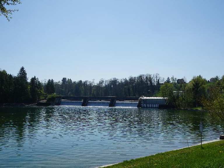 Alte Zollbrücke Kloster Rheinau Runde von Rheinau Wanderung Komoot