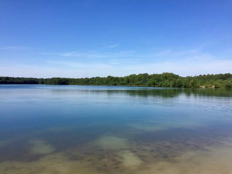 Heye Glas See Landesbergen, Nienburg/Weser Wanderweg