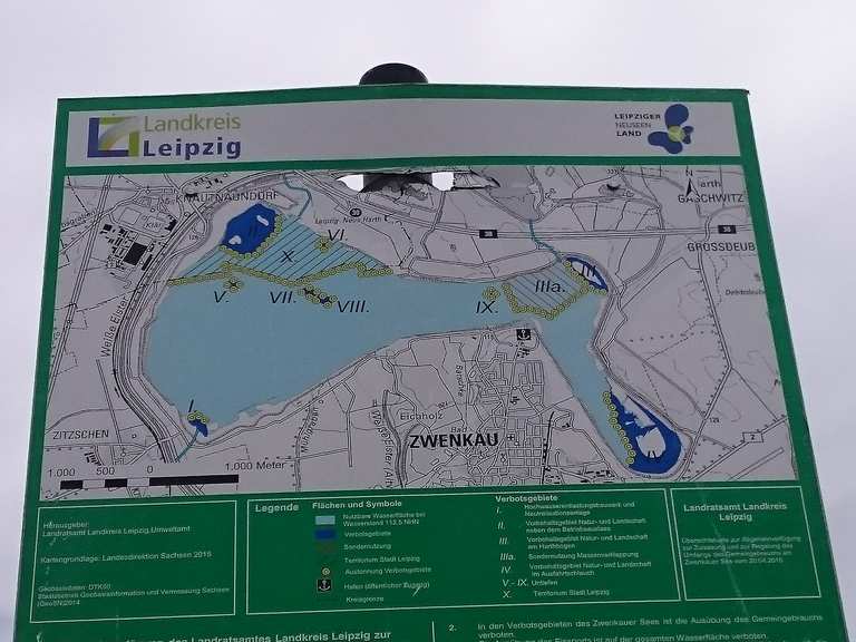 Aussichtspunkt am Zwenkauer See - Cycle Routes and Map | Komoot