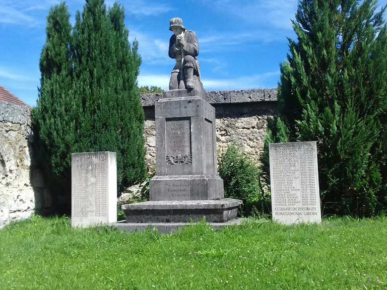 Verlassenes Dorf Gruorn fietsroutes en kaart Komoot