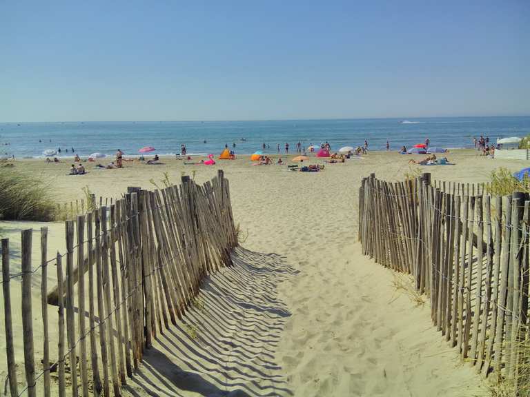 Lunel La grande Motte Cabanes de Lunel Runde von Point Zéro