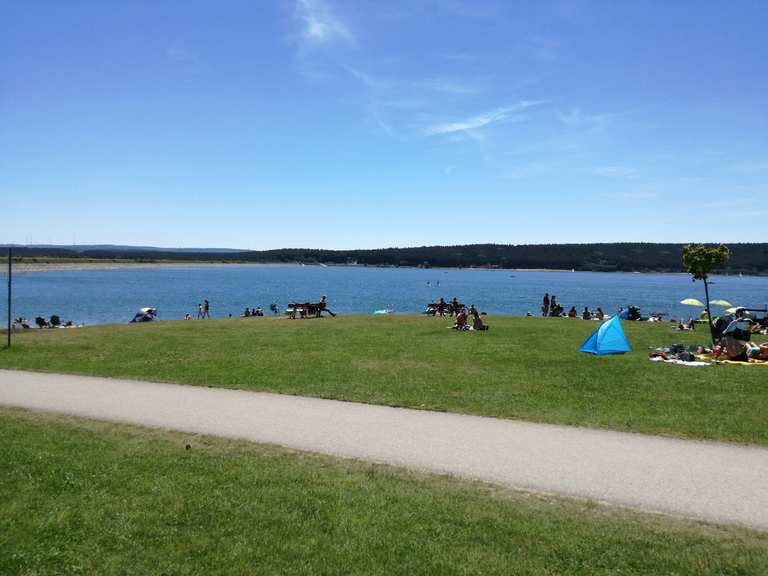 Großer Brombachsee Strandabschnitt in Allmannsdorf