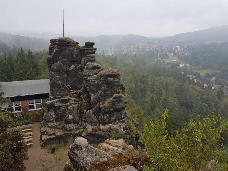 Berggaststätte Nonnenfelsen Wanderungen und Rundwege komoot