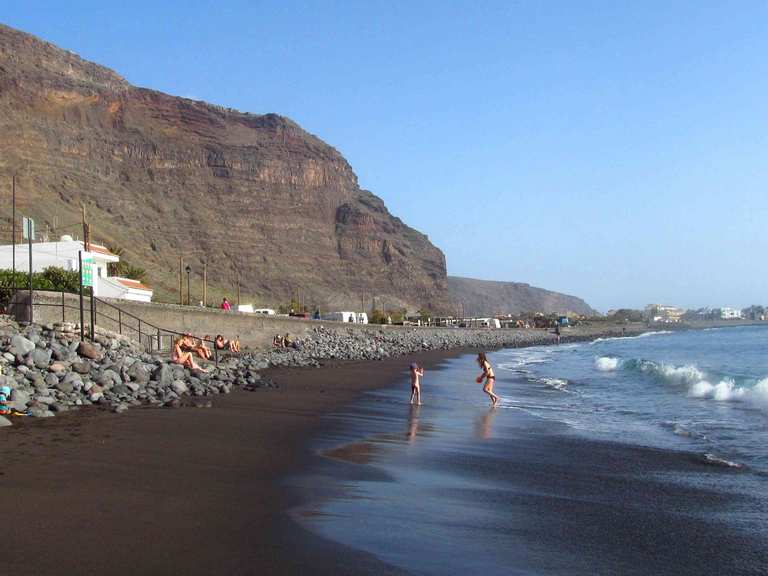 Foto de Playa de La Calera en Valle Gran Rey, Santa Cruz de Tenerife