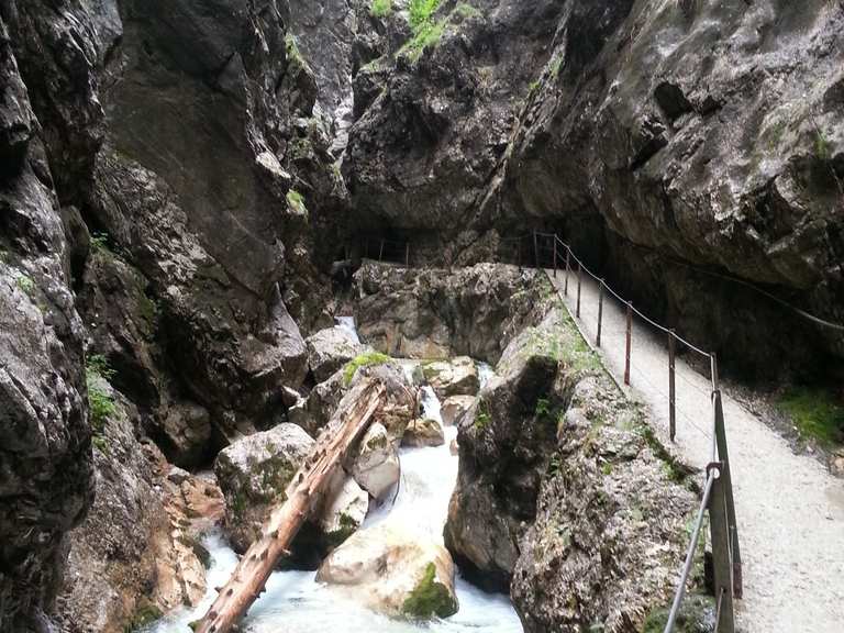 Hollentalklamm Grainau Garmisch Partenkirchen Wanderweg Komoot