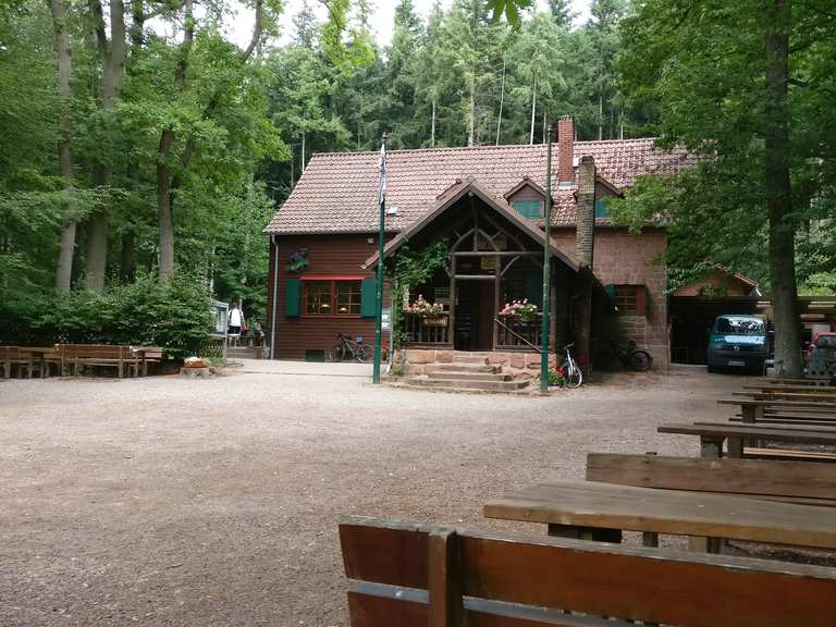 Landauer Hütte am Zimmerbrunnen Wanderungen und Rundwege komoot