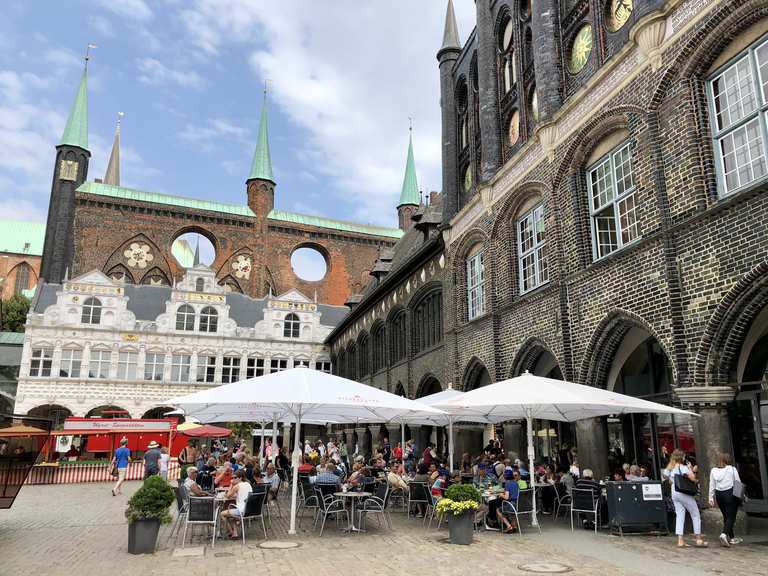 Marktplatz Lübeck Wanderungen und Rundwege komoot