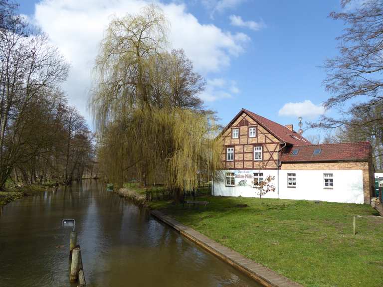 Dubkowmuhle Lubbenau Spreewald Oberspreewald Lausitz Cycling