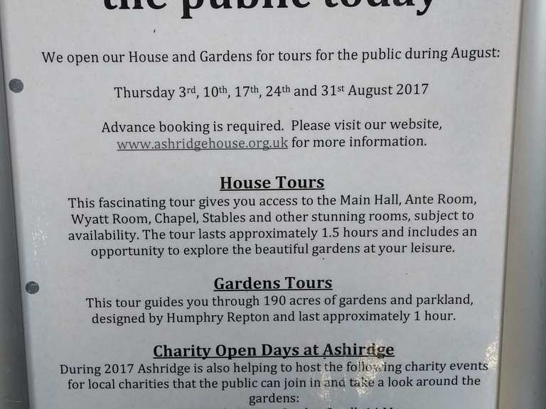 Ashridge House. - Hertfordshire, England | Wandertipps & Fotos | Komoot