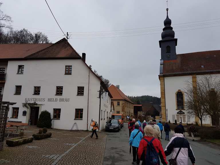 Oberailsfeld Brauerei Held 🍺 Wanderungen und Rundwege komoot