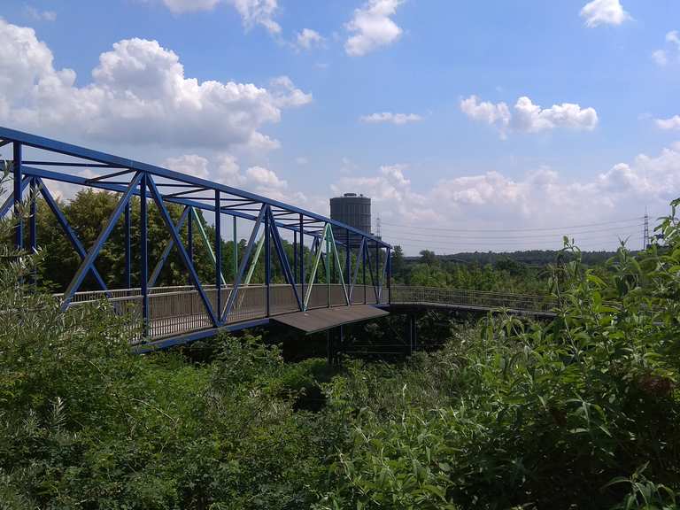 Halde und Bergwerk Haniel Stadtteiche Runde von Gladbeck