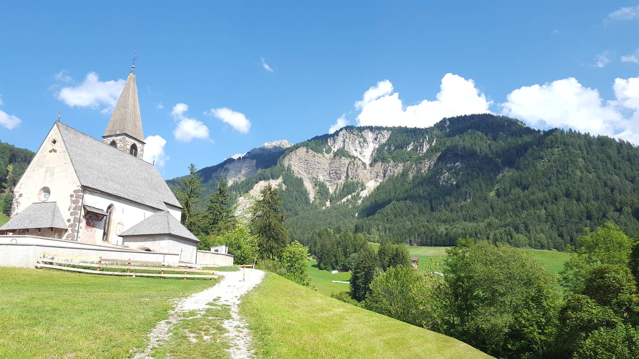 Carte Postale Ancienne – Sainte-Madeleine, Vallée De Gschnitz – Tyrol Autriche – 1942 – Église De Montagne