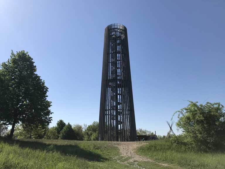 Bistumshöhe am Cossi Westküste Cossi Runde von Markkleeberg Nord