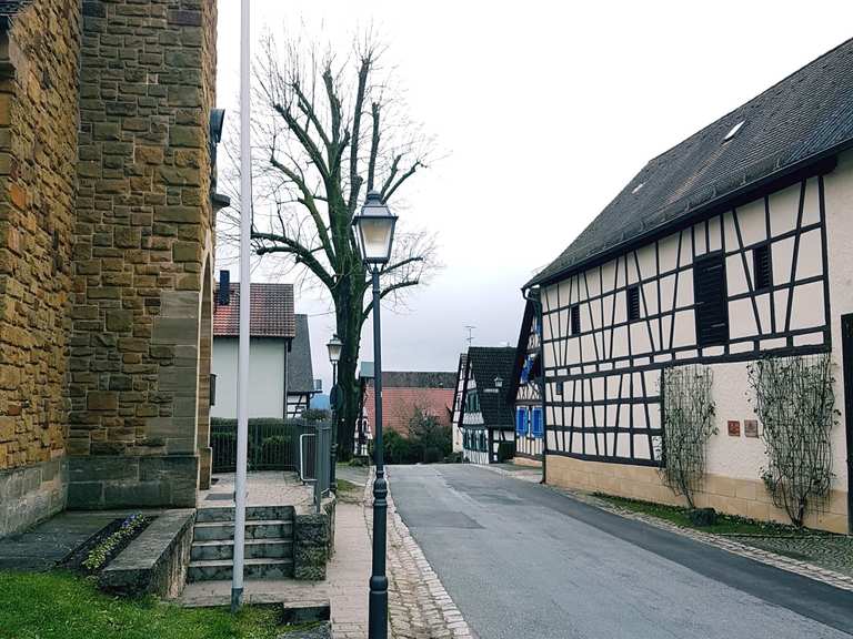 „Fachwerkdorf“ Frankendorf MountainbikeTouren und Trails komoot