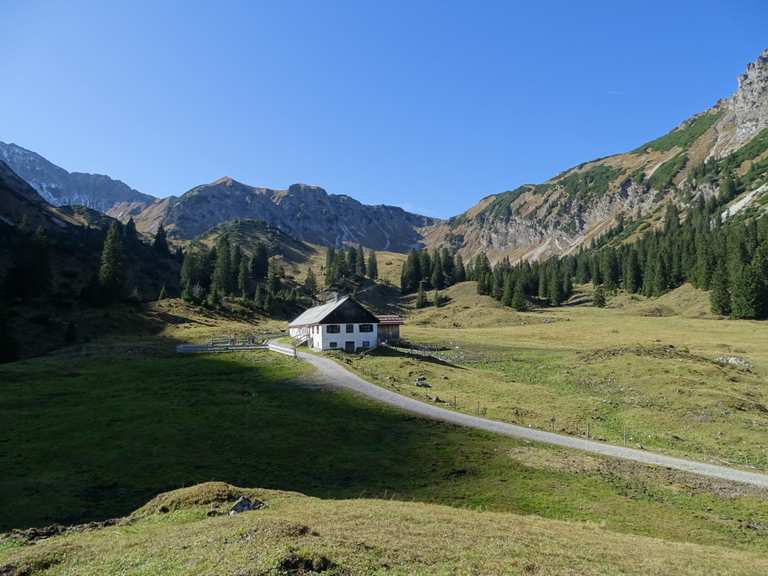 Almwirtschaft Älpele Wanderungen und Rundwege komoot
