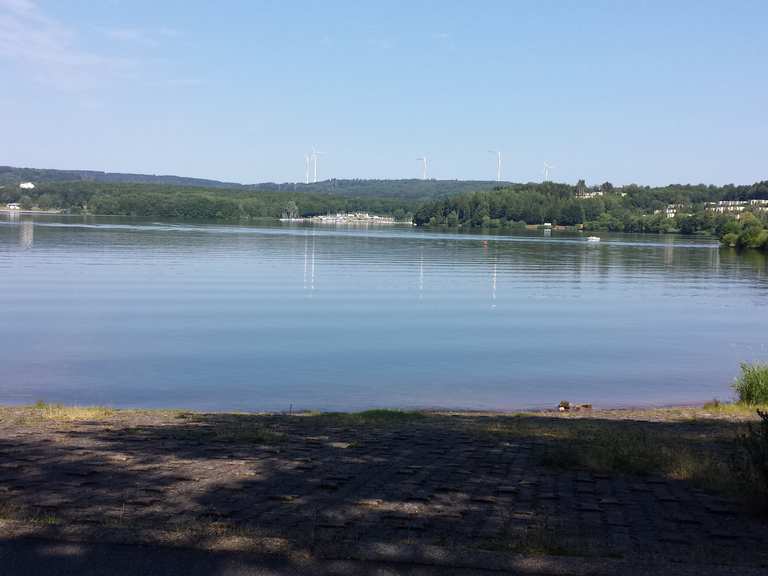 Staumauer Bostalsee Nohfelden, St. Wendel Radtouren