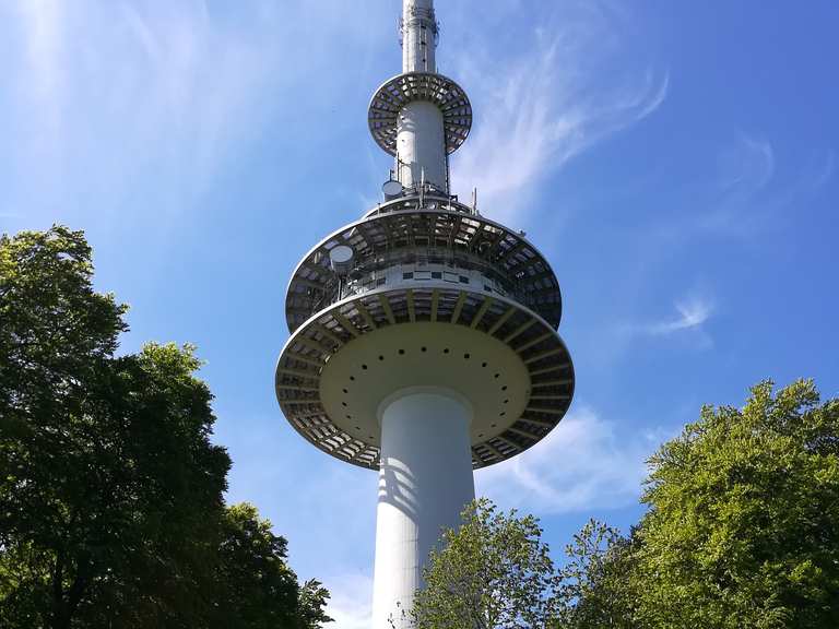 Fernseh und Aussichtsturm Hünenburg MountainbikeTouren und Trails