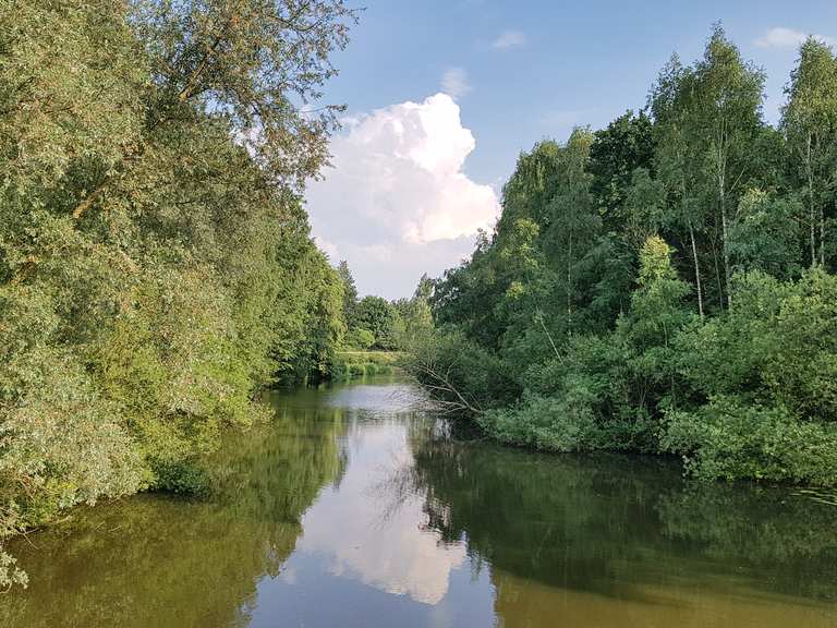 An der Ochtum entlang Am Flugplatz Bremen Runde von Obervieland